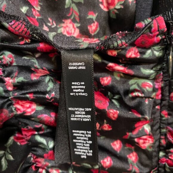 For Love & Lemons Women's Floral Bustier Mini Dress Size S NWT - Picture 12 of 14